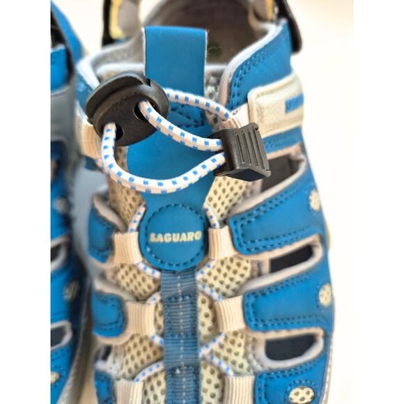 Saguaro Water Hiking Trail Sport Sandal Womens Size 8.5 Blue Gray Triathlete - Picture 3 of 9